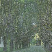 Gustav Klimt Avenue in Schloss Kammer Park (mk20) oil painting picture wholesale